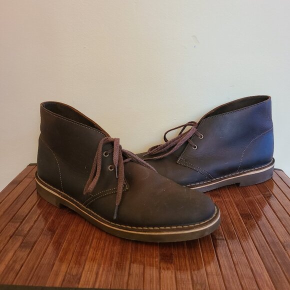 Clarks Men's Bushacre 2 Chukka Leather Boot - Picture 1 of 10